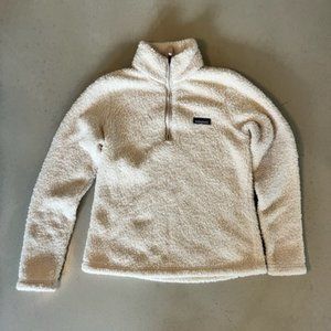 PATAGONIA WOMEN'S LOS GATOS 1/4-ZIP Size Small Color : Calcium ( Pale Blush)